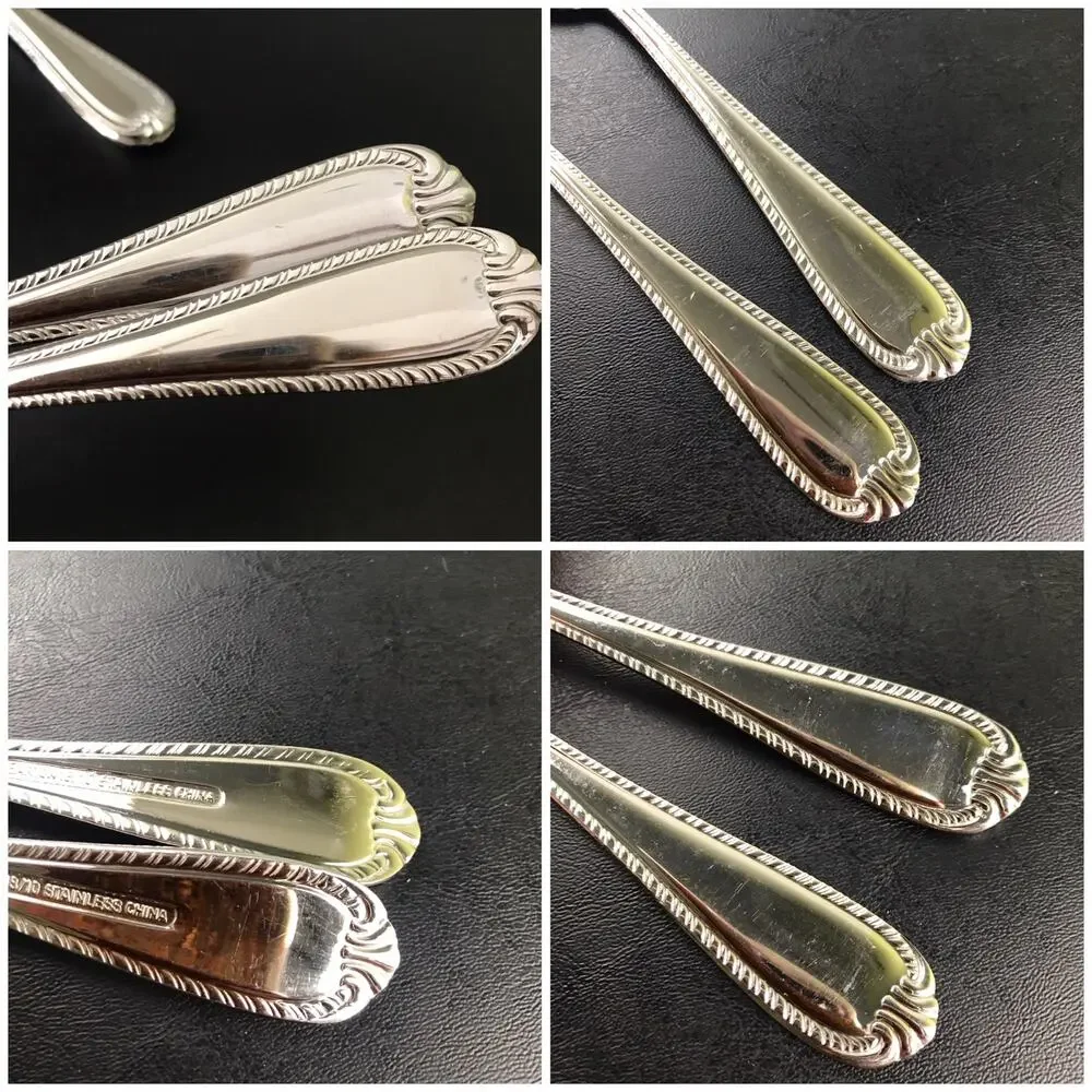 Reed & Barton Domain Teaspoon Lot of 4 Stainless Steel 18/10 Flatware China D